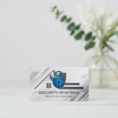 Digitaal beveiligingsslot | Home Logo Visitekaartje (Staand voorkant)