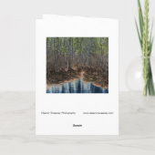 Digitaal bewerkt bos en papier kaart (Achterkant)