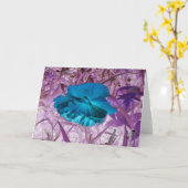 Digitaal bewerkte foto: Bloem, gras Kaart (Gele Bloem)