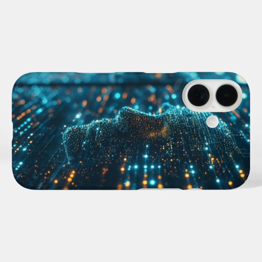 Digitaal bewustzijn Case-Mate iPhone case (Achterkant (horizontaal))