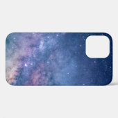 Digitaal blauw en paars sterrenstelsel Case-Mate iPhone case (Achterkant (horizontaal))