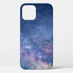 Digitaal blauw en paars sterrenstelsel Case-Mate iPhone case