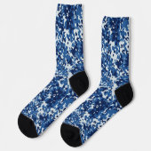 Digitaal blauw militair Camo-patroon Sokken (Links)
