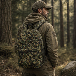 Digitaal bos militair camouflagepatroon bedrukte rugzak