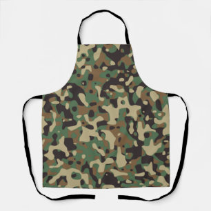Digitaal bos militair camouflagepatroon schort