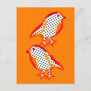 digitaal Briefkaart voor het schilderen van oranje