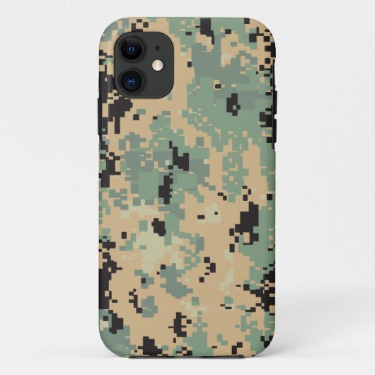 Digitaal Camo Case-Mate iPhone Case (Achterkant)