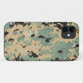 Digitaal Camo Case-Mate iPhone Case (Achterkant (horizontaal))