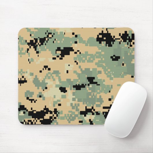 Digitaal Camo muismat (Met muis)