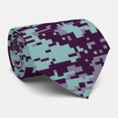 Digitaal camo-patroon bevroren stropdas (Opgerold)