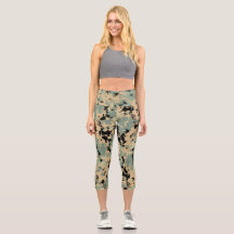Digitaal Camo – Tan-Groen Kleiner camouflagepatroo