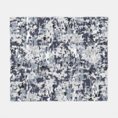 Digitaal Camouflage-decor voor stedelijke stijl Fleece Deken (Voorkant (Horizontaal))