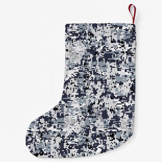 Digitaal Camouflage-decor voor stedelijke stijl Kleine Kerstsok (Achterkant)