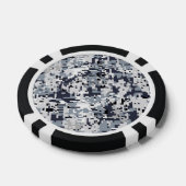 Digitaal Camouflage-decor voor stedelijke stijl Pokerchips (Enkel)