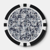 Digitaal Camouflage-decor voor stedelijke stijl Pokerchips (Voorkant)
