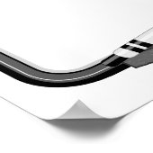 Digitaal download vierkant whiteboard poster (Hoek)