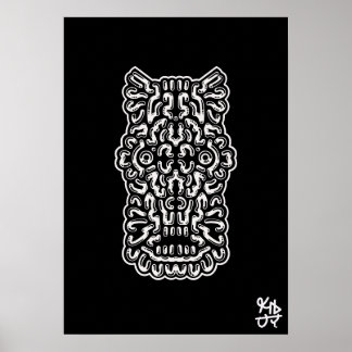 Digitaal downloadbaar bestand - Shook Unique Face Poster
