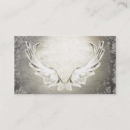 Digitaal Drage Angel Wings Visitekaartjes (Voorkant)