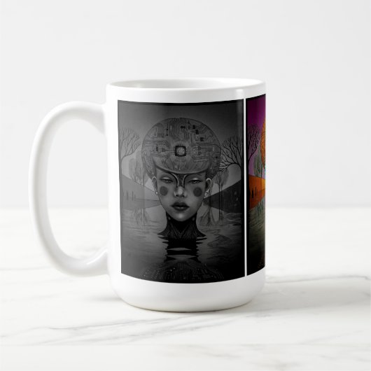 Digitaal Dromen Koffiemok (Links)