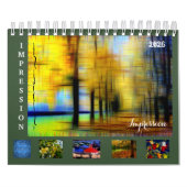 Digitaal effect van de kalender van de stijl "impr (Hoes)