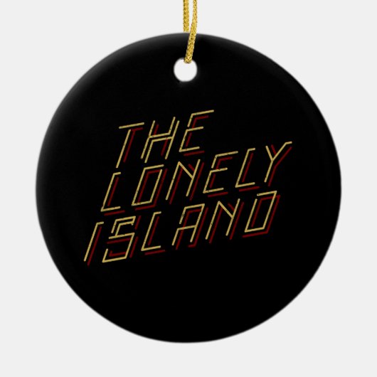 Digitaal eiland keramisch ornament (Voorkant)