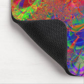 Digitaal fractal 3D-ontwerp Muismat (Hoek)