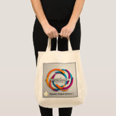 "Digitaal gegarandeerd" Tote Bag (Voorkant (product))