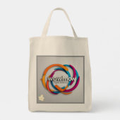 "Digitaal gegarandeerd" Tote Bag (Achterkant)
