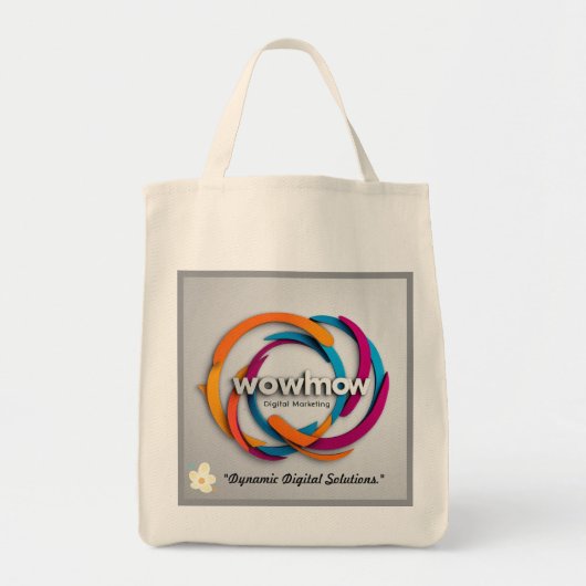 "Digitaal gegarandeerd" Tote Bag (Voorkant)