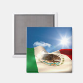 Digitaal gegenereerde rimpeling van de Mexicaanse Magneet (Voorkant / Achterkant)