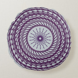 Digitaal geometrisch vormpatroon rond kussen