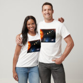 Digitaal geproduceerd afbeelding van ons zonnestel t-shirt (Unisex)