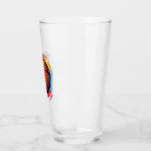 Digitaal geschilderd Basketball Design Glas (Links)