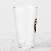 Digitaal geschilderd Basketball Design Glas (Rechts)