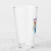 Digitaal geschilderd Bowling-ontwerp Glas (Rechts)