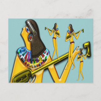 Digitaal geschilderd; Vroegtijdig Egyptisch Briefk Briefkaart