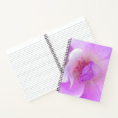*~* Digitaal Gewijzigd Roos van Roze aan Lavender Notitieboek (Binnen)
