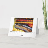 Digitaal gewijzigde "Piano Strings" Kaart (Achterkant)