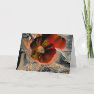 Digitaal gewijzigde "Tomato and Lace" Kaart