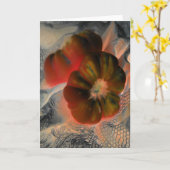 Digitaal gewijzigde "Tomato and Lace" Kaart (Gele Bloem)
