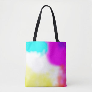 digitaal grafisch ontwerp blauwachtergrond textuur tote bag