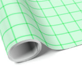 Digitaal groen rooster cadeaupapier (Rol Hoek)