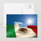 Digitaal het Geproduceerde Golven van de Vlag van Briefkaart (Voorkant / Achterkant)