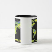 Digitaal hoogtemodel van de continenten op Ea Mok (Midden)