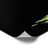 Digitaal hoogtemodel van de continenten op Ea Poster (Hoek)