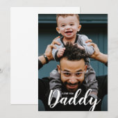 Digitaal Ik hou van je papa Vaderdag aangepaste fo Kaart (Voorkant / Achterkant)