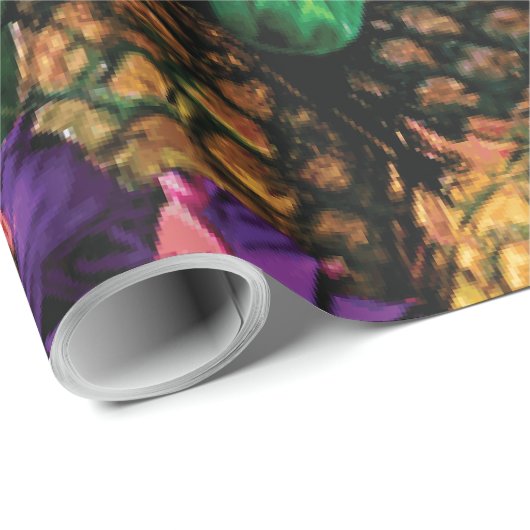 Digitaal inpakpapier met accent van ananas (Rol Hoek)