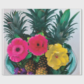 Digitaal inpakpapier met accent van ananas (Vlak)