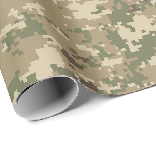 Digitaal kampeer-papier cadeaupapier (Rol Hoek)