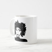 Digitaal Karakterportret van man met dreads Koffiemok (Voorkant links)